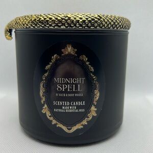 BBW Halloween 2023 Midnight Spell 3-Wick Candle